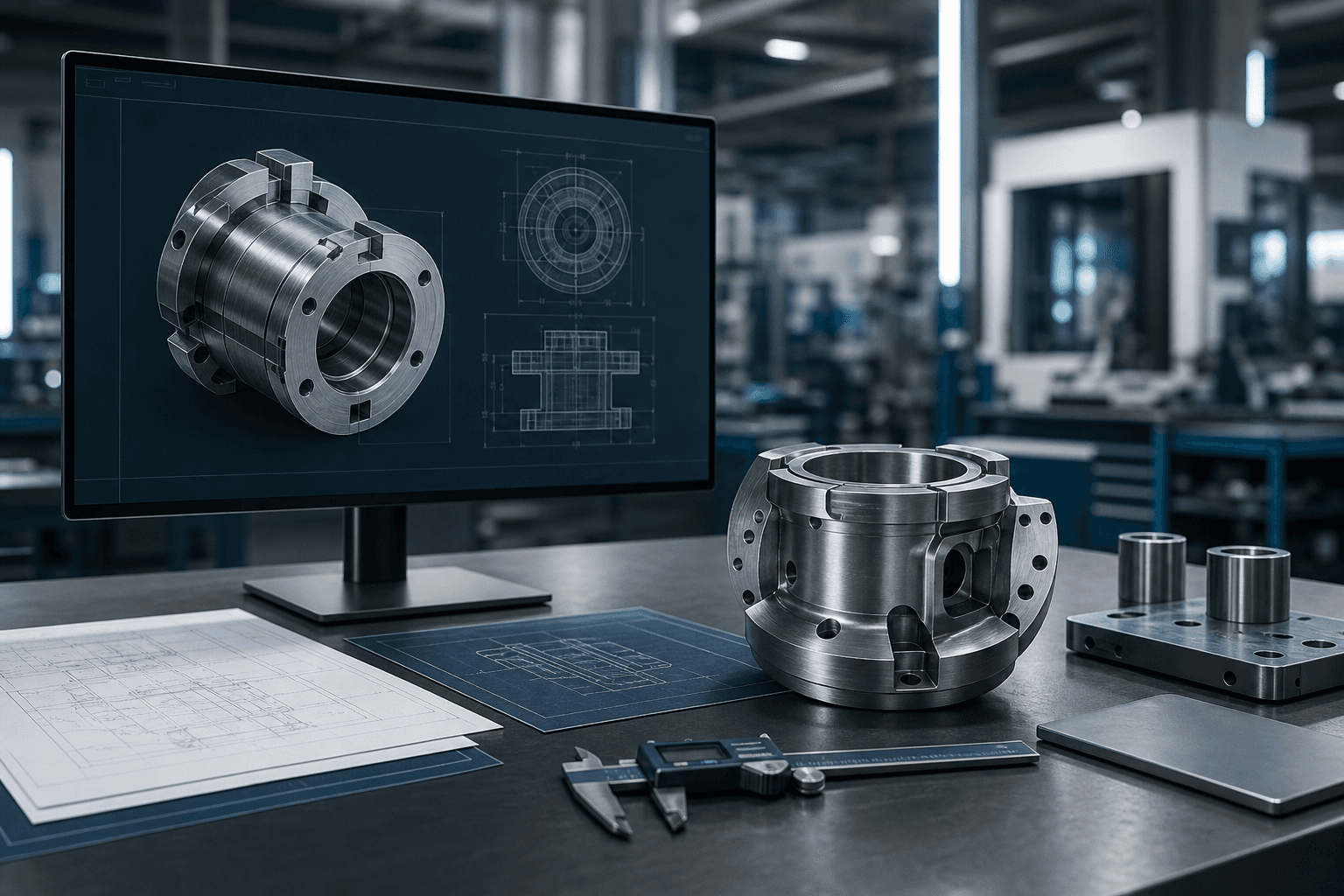 Інженерна підготовка деталі: CAD-модель, креслення та точне металеве оснащення